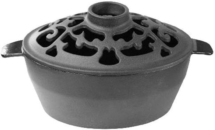 Small Filigree Steamer, Black Matte