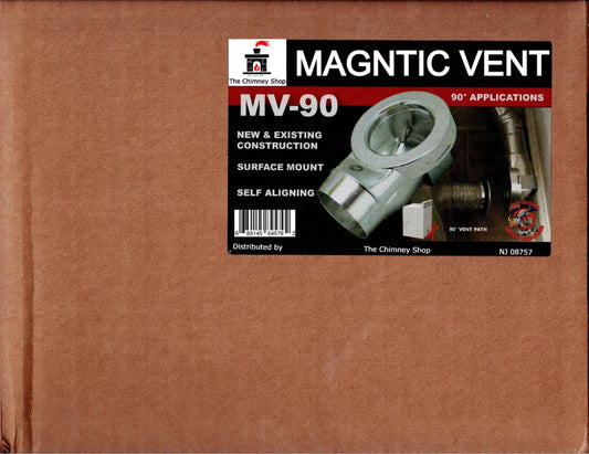 Magnetic Vent 90 Degree Dryer Vent - MV-90