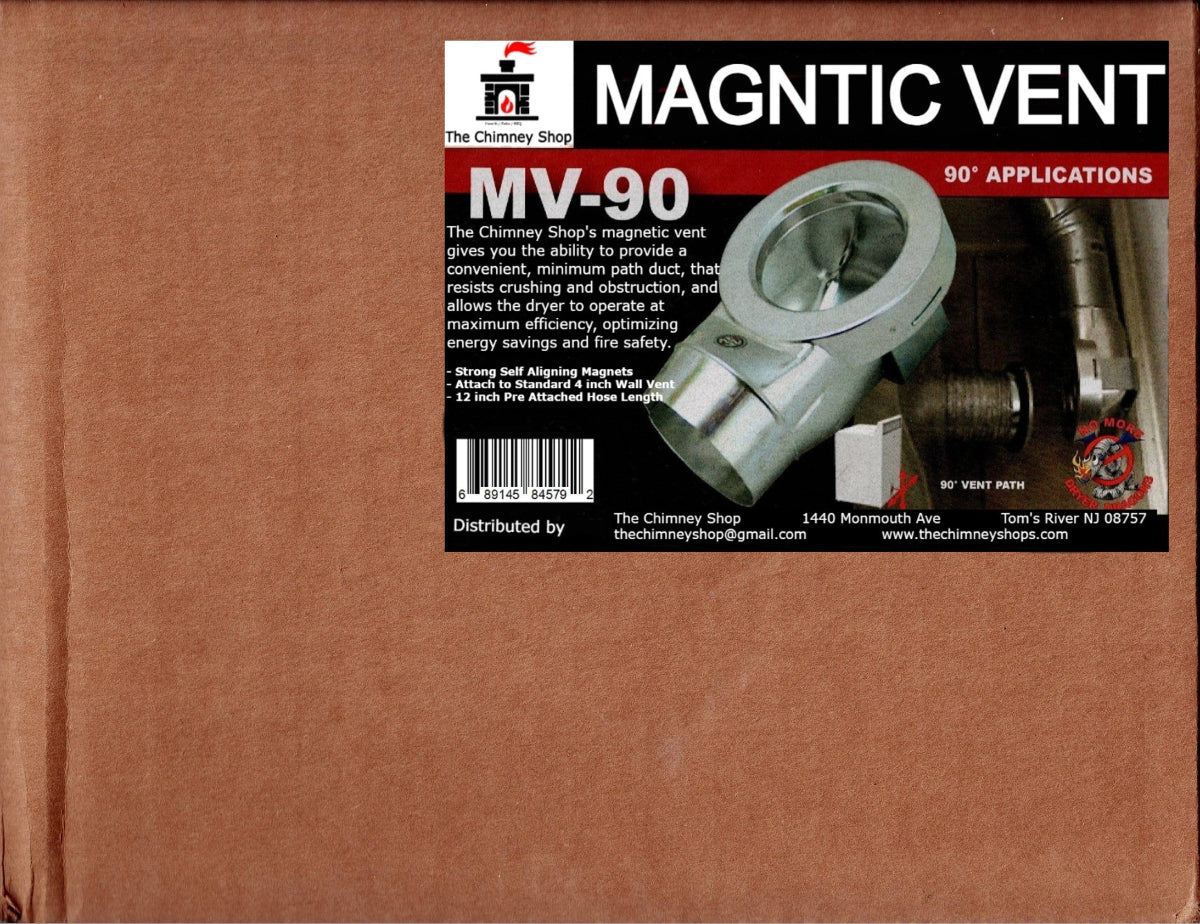 Magnetic Vent 90 Degree Dryer Vent - MV-90